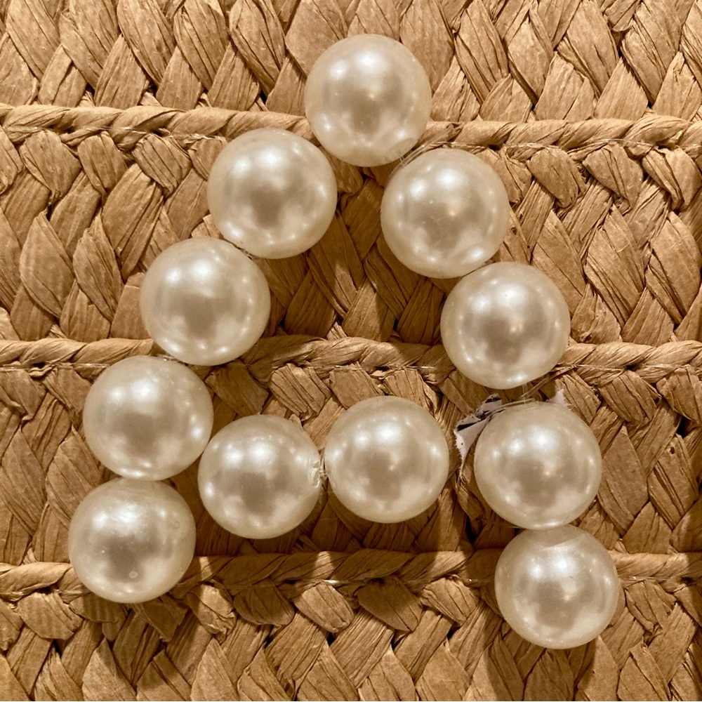 NWT Urban Expression Seaton Pearl Natural Straw Tote, Playful “Swim and Tonic” - Picture 6 of 13